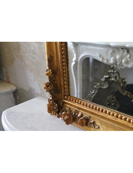 008M AFFASCINANTE SPECCHIERA TRA LUIGI FILIPPO ED ARTE FLOREALE