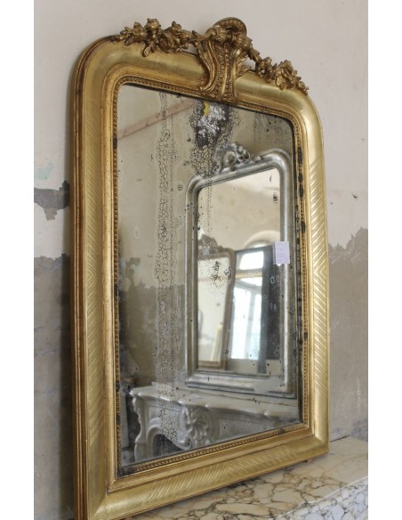 003P GRAZIOSA SPECCHIERA BAROCCA CON CIMASA FLOREALE