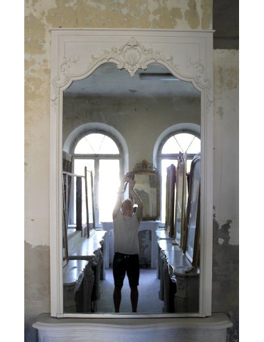 033G CAMINIERA BIANCO LACCATA PARTICOLARMENTE...