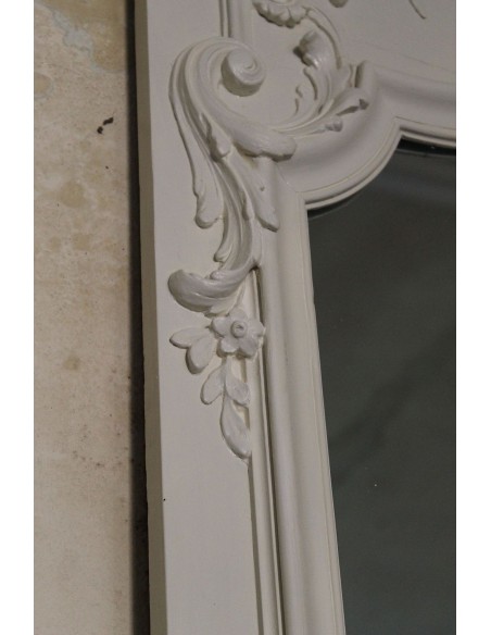 033G CAMINIERA BIANCO LACCATA PARTICOLARMENTE ALTA E SNELLA