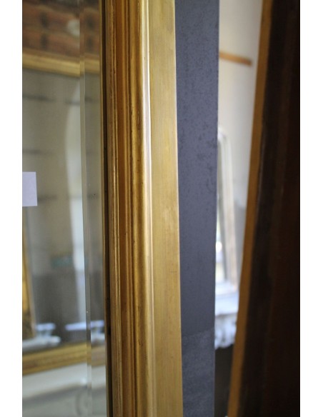 021M SNELLA ED ORIGINALE CAMINIERA LIBERTY CON CRISTALLO MOLATO D'ORIGINE