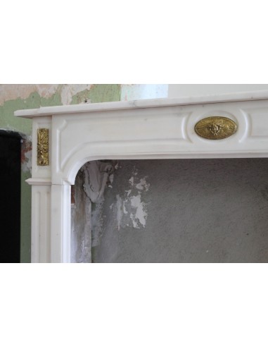 303 CAMINETTO "PARISIENNE" IN CANDIDO MARMO...