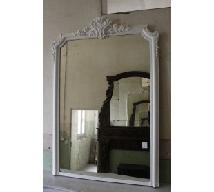 290 BIANCA CAMINIERA BAROCCA IN LEGNO E STUCCO 2