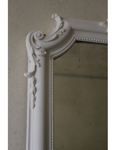 290 BIANCA CAMINIERA BAROCCA IN LEGNO E STUCCO