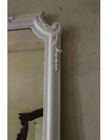 290 BIANCA CAMINIERA BAROCCA IN LEGNO E STUCCO