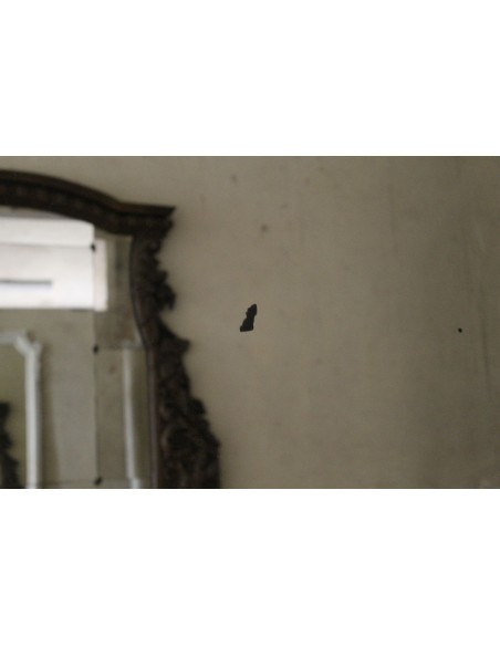 290 BIANCA CAMINIERA BAROCCA IN LEGNO E STUCCO