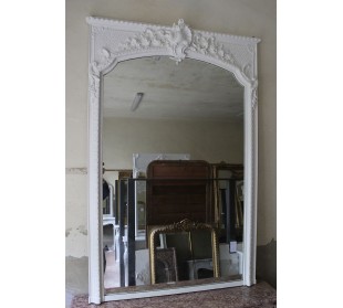 025G IMPONENTE  CAMINIERA REGGENZA FINEMENTE DECORATA E...