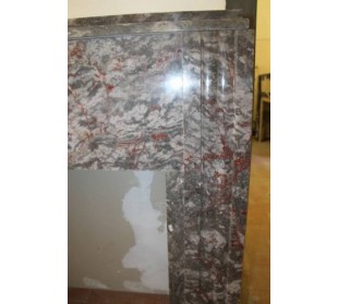 714 CAMINETTO ART DECO D'EPOCA IN MARMO BOIS JOURDAN 2