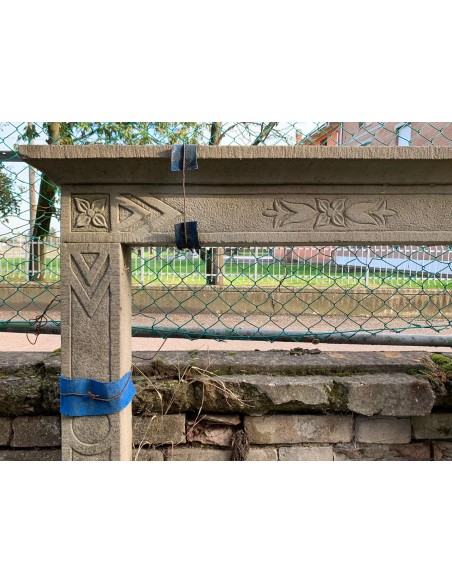 996 OCC CAMINETTO EMILIANO SCOLPITO IN PIETRA DI BARDI