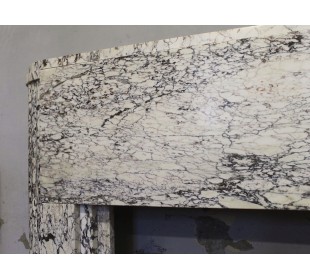 Cornice in marmo da camino di qualità uniche, eccezionale: un vero "pezzo unico" di stile ed epoca Art Deco 2