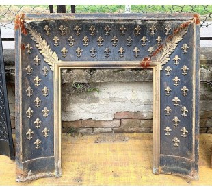 CG 052 CONTROCUORE CAMINETTO LUIGI XVI "FLEUR DE LIS"