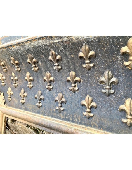 CG 052 CONTROCUORE CAMINETTO LUIGI XVI "FLEUR DE LIS"