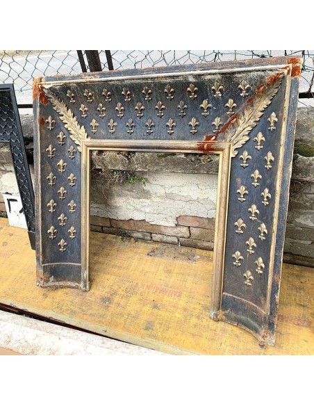 CG 052 CONTROCUORE CAMINETTO LUIGI XVI "FLEUR DE LIS"