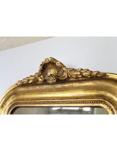 261 SPECCHIERA LUIGI XV IN FOGLIA D'ORO DI...