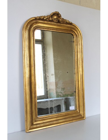 261 SPECCHIERA LUIGI XV IN FOGLIA D'ORO DI...