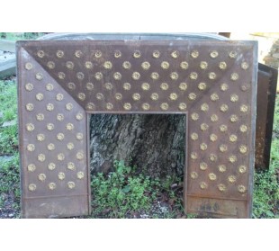 CG 037 CONTROCUORE LIBERTY IN LAMIERA DI FERRO RIBATTUTA