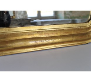 007 PICCOLA E PROPORZIONATA SPECCHIERA DORATA A VASSOIO 2