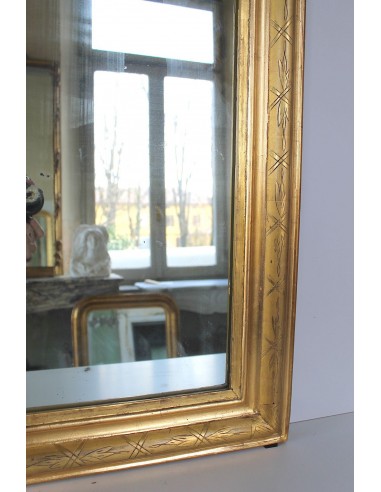 015 SPECCHIERA ANTICA IN FOGLIA D'ORO CON...