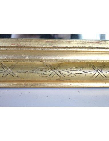 015 SPECCHIERA ANTICA IN FOGLIA D'ORO CON...