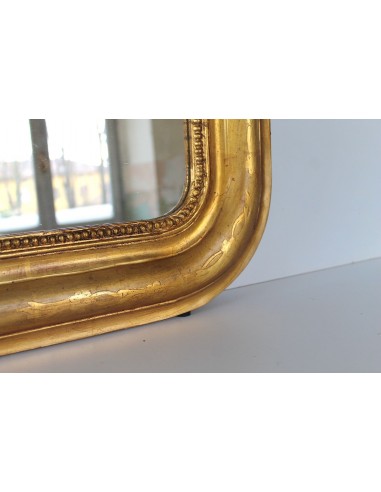 019 PICCOLA SPECCHIERA ANTICA DORATA A VASSOIO...