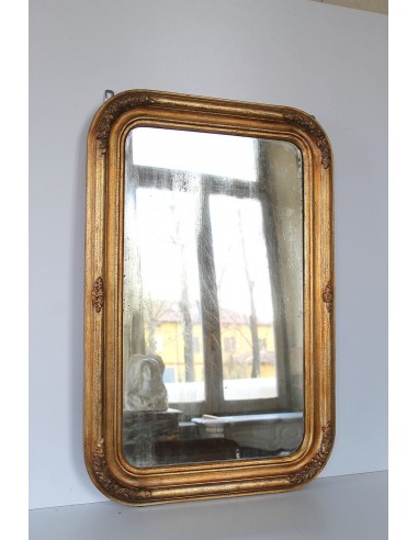 021 SPECCHIERA ANTICA A VASSOIO DORATA...