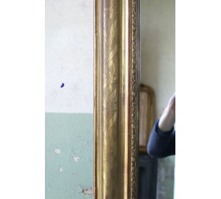 019M CAMINIERA SPECCHIERA LUIGI FILIPPO IN FOGLIA D'ORO 2