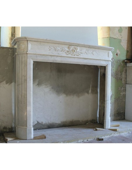 228 RAFFINATO CAMINO "RAMO D'ULIVO" IN VERSIONE DEMI-LUNE