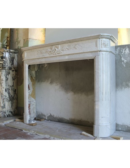 228 RAFFINATO CAMINO "RAMO D'ULIVO" IN VERSIONE DEMI-LUNE