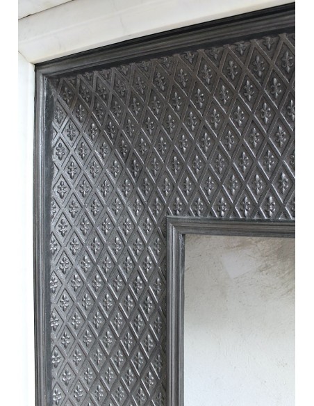 205 AG IMPORTANTE CAMINO LUIGI XVI "RAMO D'ULIVO" IN BIANCO DI CARRARA QUALITÀ "GIOIA"