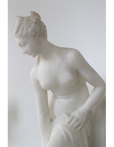 002 GIOVINETTA AL BAGNO, STATUARIO CARRARA, A...