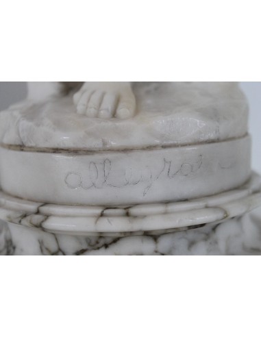 002 GIOVINETTA AL BAGNO, STATUARIO CARRARA, A...