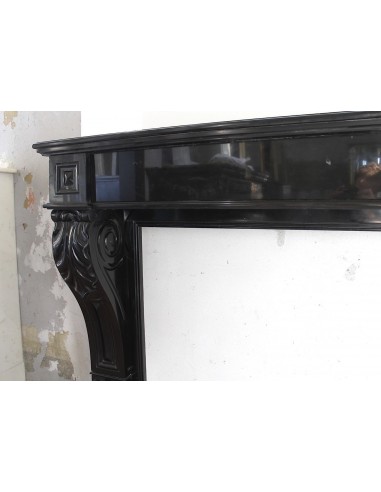 507 AG CAMINETTO "GRIFFE DE LION" IN MARMO NERO...