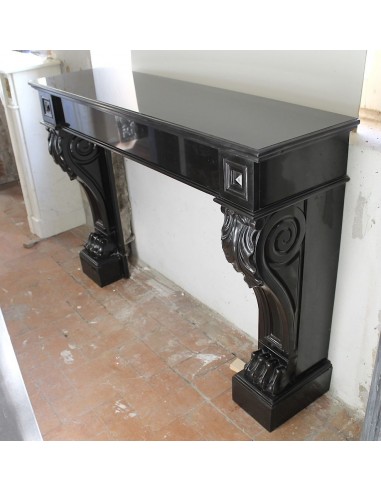 507 AG CAMINETTO "GRIFFE DE LION" IN MARMO NERO...