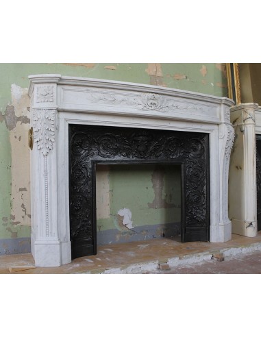 234 AG ECCEZIONALE CAMINO LUIGI XVI "RAMEAU...