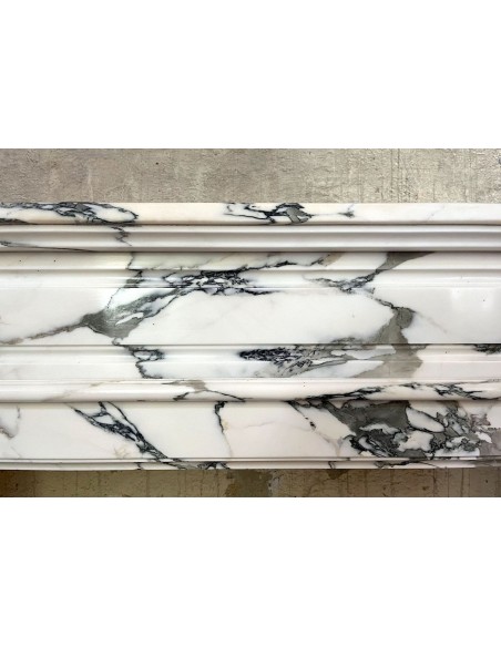 300 CAMINO ART DECO' IN PREZIOSO MARMO BRECCIA MEDICEA