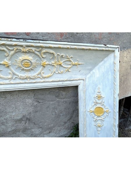 CG 098 CAMINO CONTROCUORE NEOCLASSICO IN FUSIONE DI GHISA ARTISTICA