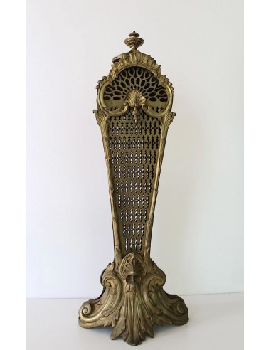 001 ANTICO PARASCINTILLE A VENTAGLIO IN FUSIONI...