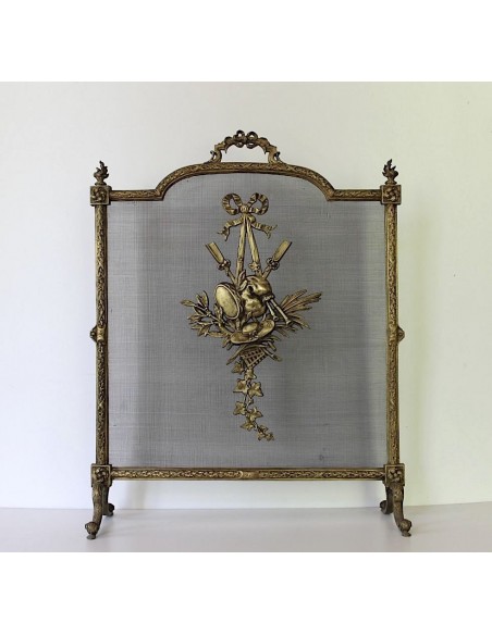 019 ELEGANTE PARASCINTILLE IN FUSIONE DI BRONZO