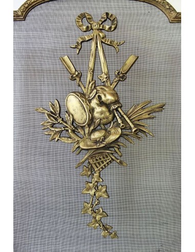 019 ELEGANTE PARASCINTILLE IN FUSIONE DI BRONZO