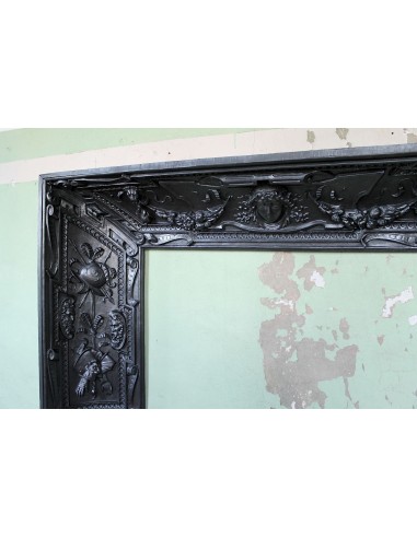 007 GH GIGANTESCA ANTICA CORNICE PER FOCOLARE...