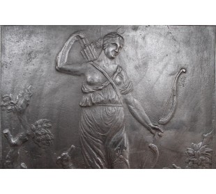 101 MONUMENTALE PIASTRA IN GHISA D'ARTE DI RAFFIGURANTE... 2