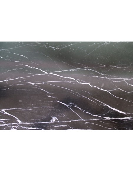 307 CAMINETTO  "PARISIENNE" SCOLPITO IN MARMO NERO MARQUINIA