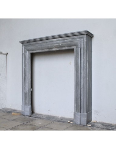 304 CAMINETTO LUIGI XIV "BOUDIN CARRÉ" SCOLPITO...