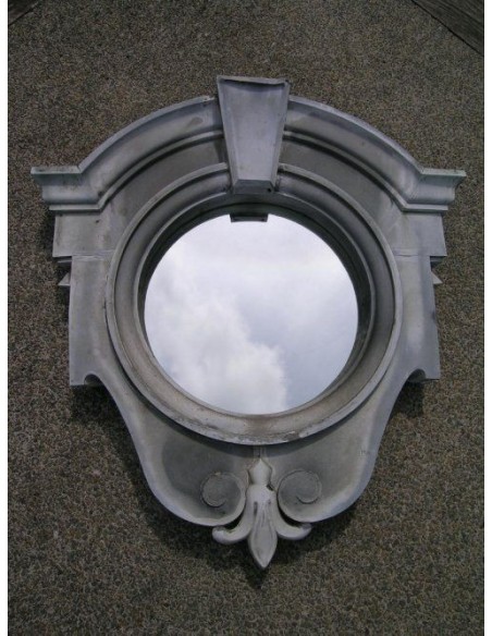 006 GH TRA LIBERTY E DECO', CAMINO MAJORELLE "OEIL DE BOEUF" IN FUSIONE DI GHISA  D'ARTE