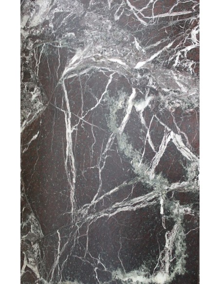 311 CAMINO "BOUDIN ARRONDI" IN FASCINOSO MARMO ROSSO LEVANTO, PROVVISTO DEL CONTROCUORE D'ORIGINE