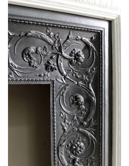 202 AG MONUMENTALE CAMINO NEOCLASSICO IN CANDIDO MARMO STATUARIO CARRARA