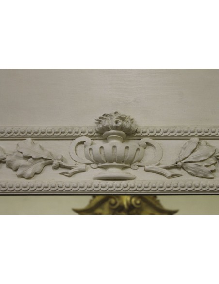 015G TUTTO INTAGLIO SU LEGNO PER QUESTA CAMINIERA A PANNELLO