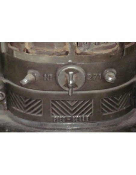 GH CAM.052 "SALAMANDRA" DECO' IN GHISA SMALTATA