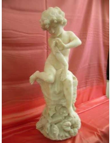 324 Cupido, firmato, Statuario Carrara