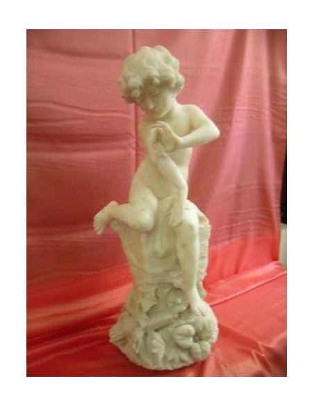 324 Cupido, firmato, Statuario Carrara